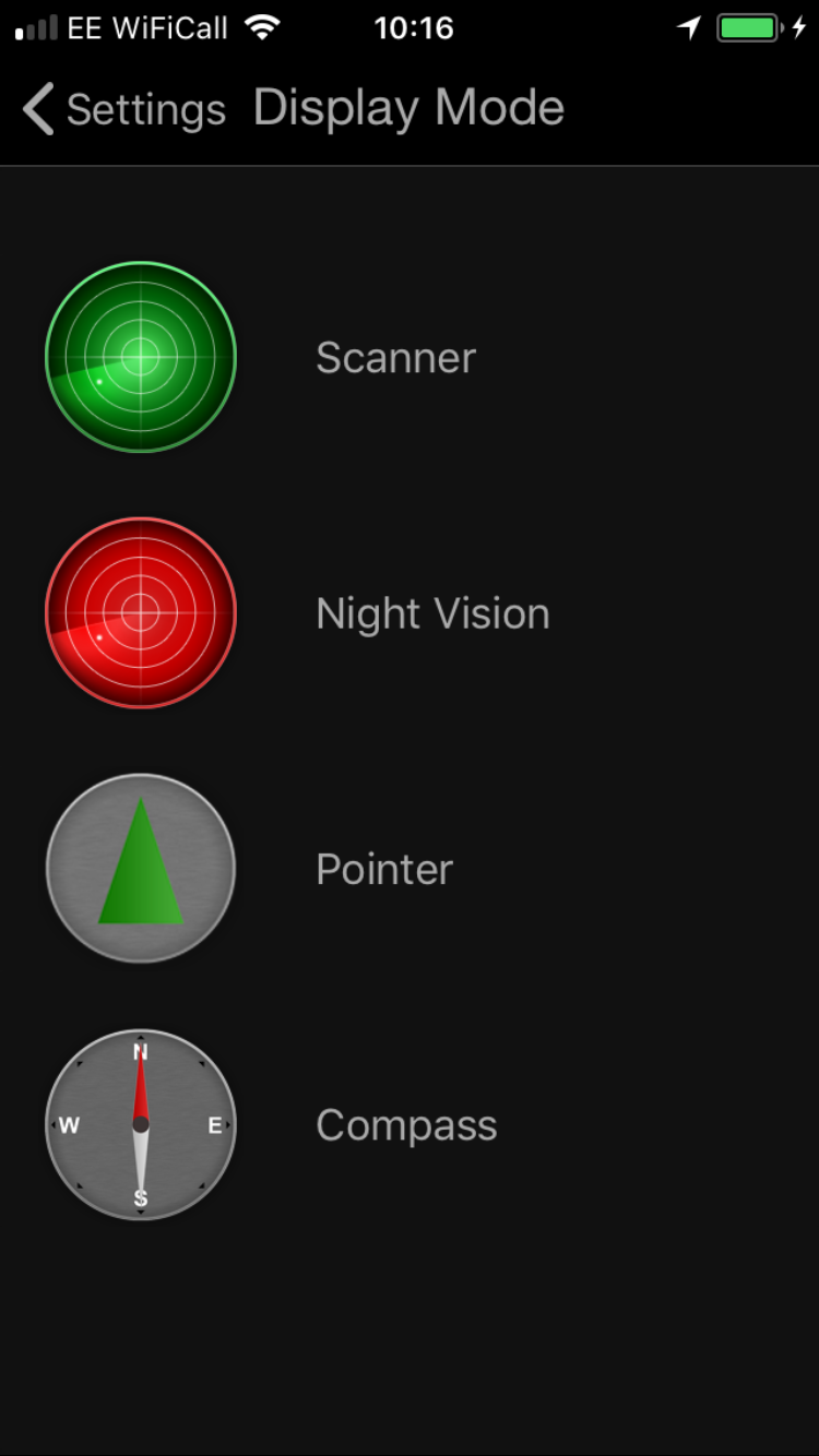Back Track UI View