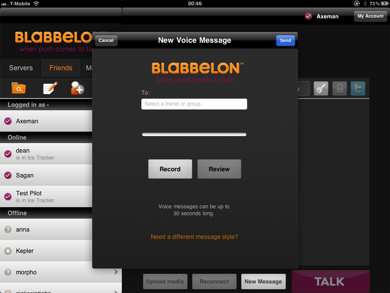 Blabbelon Talk Preview