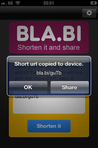 Bla.bi Preview Screen